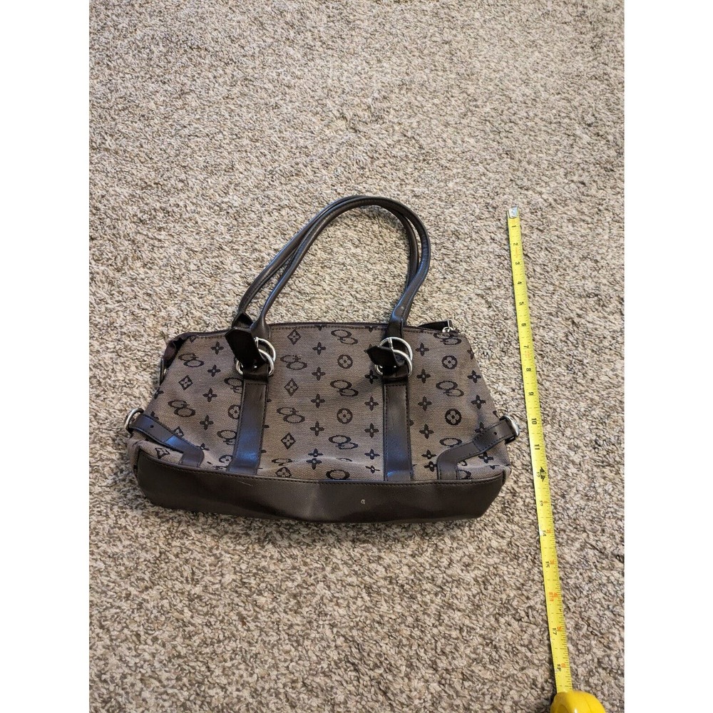 Gigi Olivia Women's Purse Shoulder Bag Handbag Brown Leather Zip Close - Picture 4 of 6